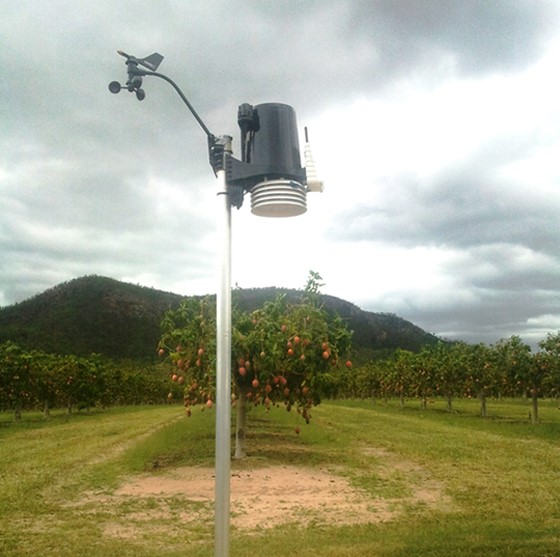 Weather station weather data farm monitoring of data